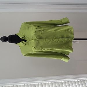 New York & Company Lime Green Shirt